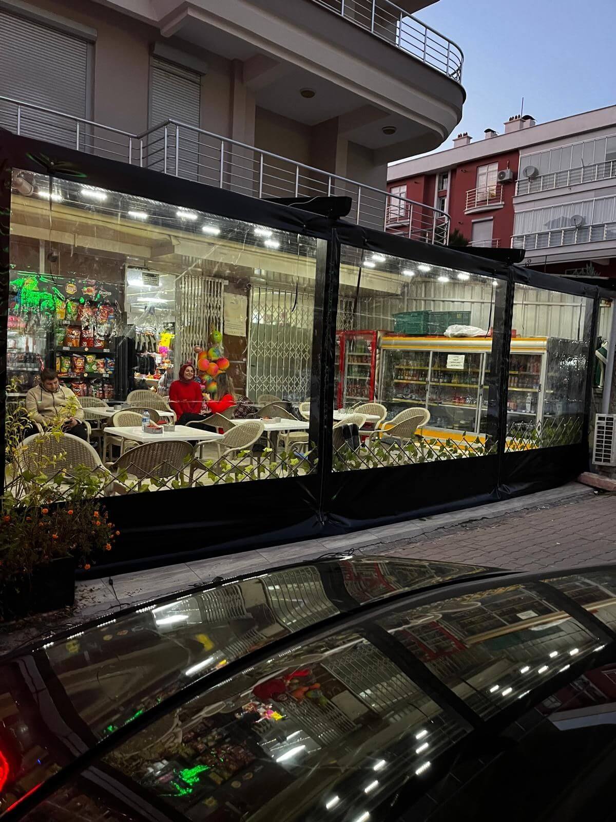Kışlık Şeffaf Kapatma